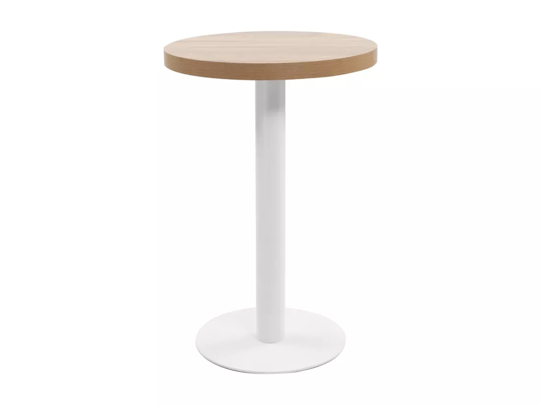 Table de bistro Marron clair 50 cm MDF