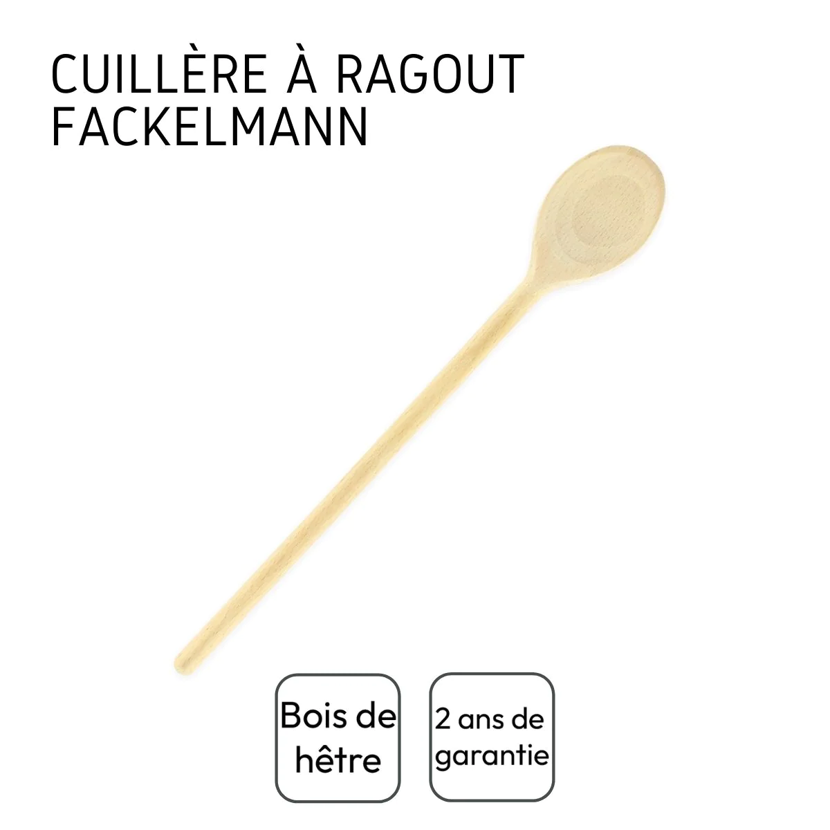 Cuillère de cuisine en bois 30 cm Wood Edition Fackelmann