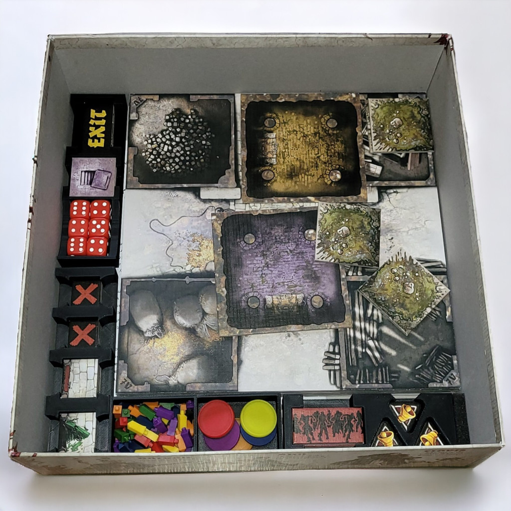 Zombicide - Black Plague : Rangement insert noir compatible