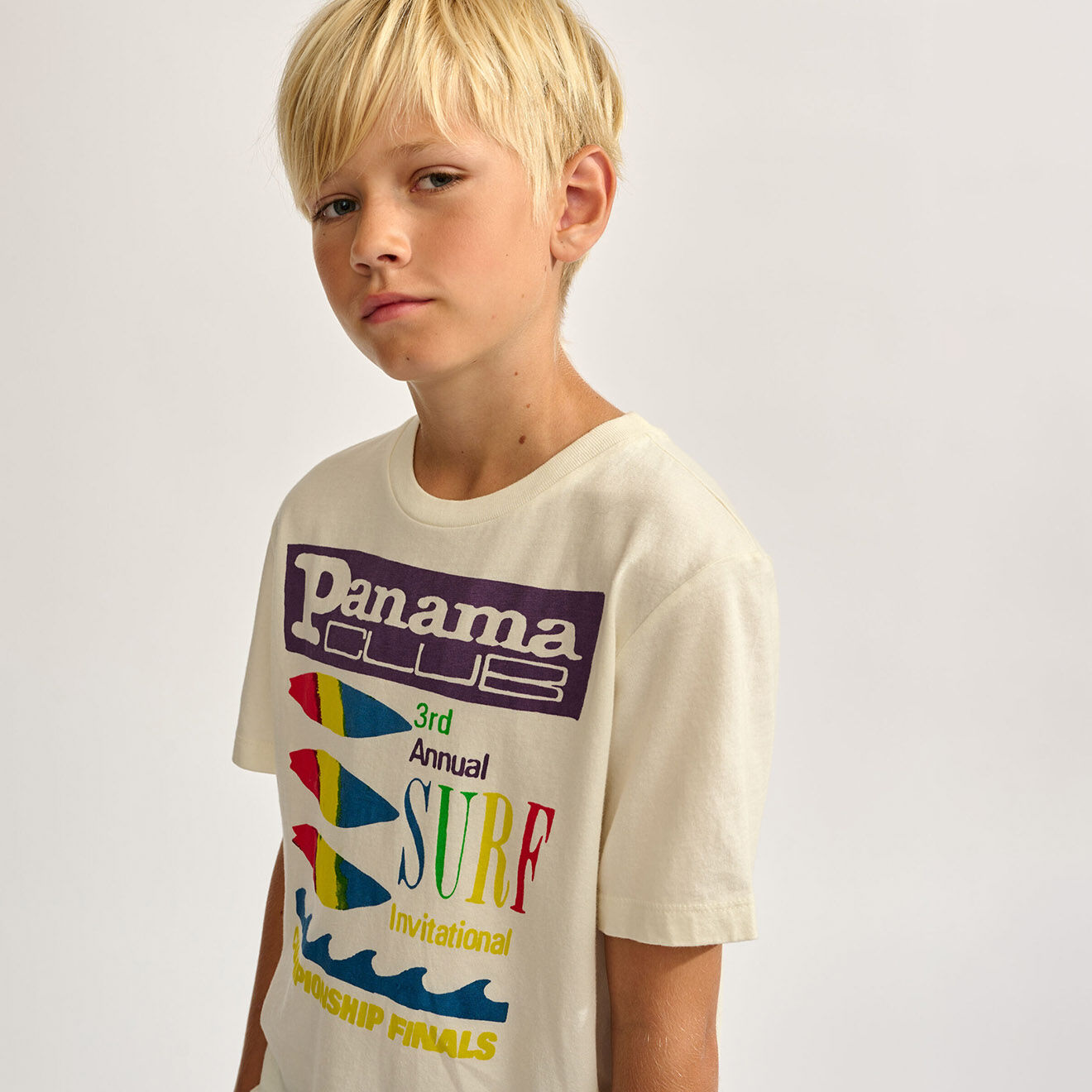 Bellerose T-Shirt Kenny imprimé blanc