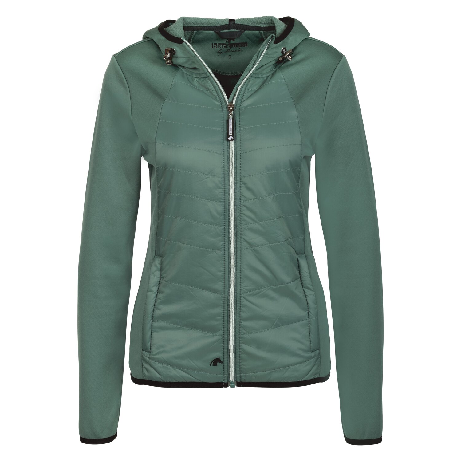 black forest Materialmix-Jacke - pine green - XS