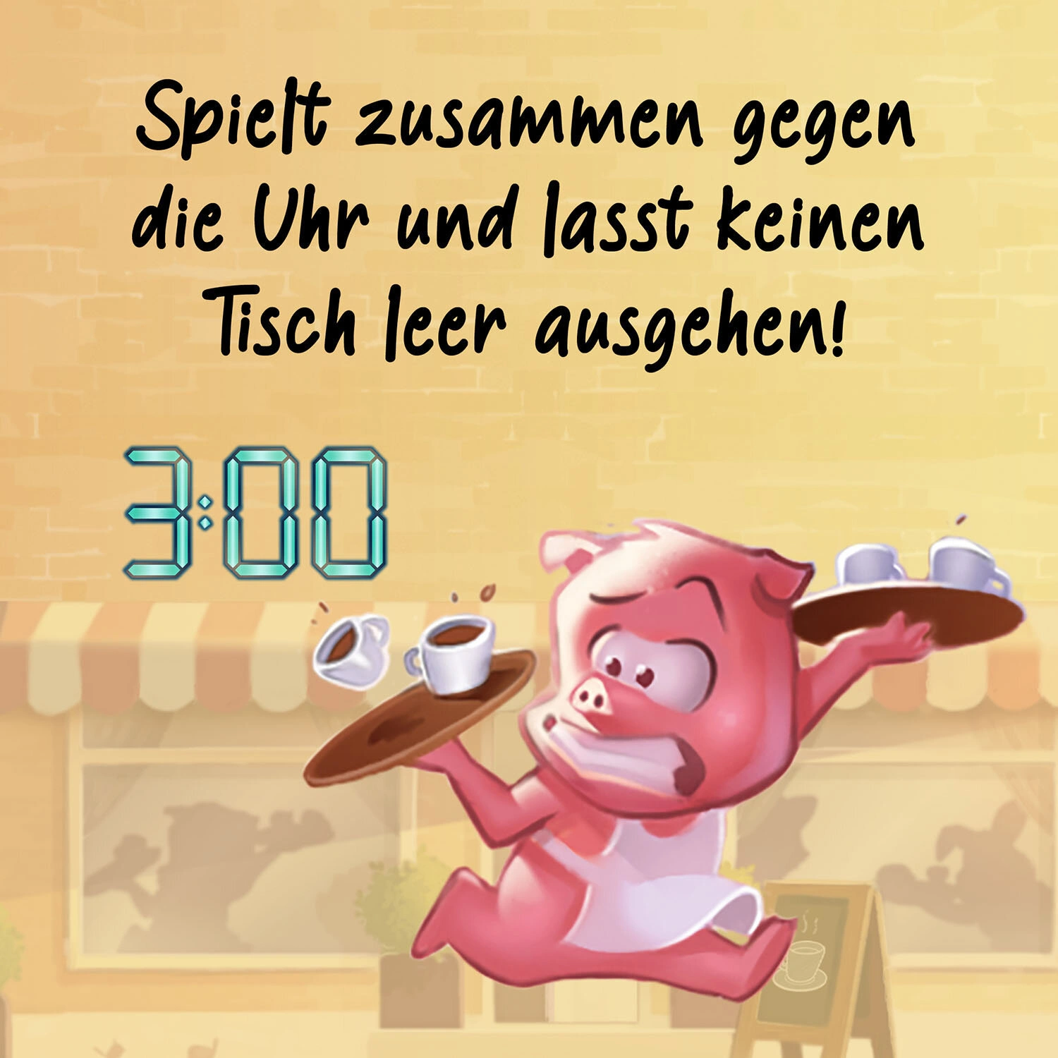 Gesellschaftsspiel 3 MINUTE CRAZY CAFÉ in bunt