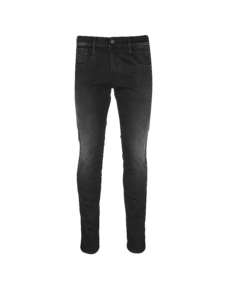 REPLAY Jeans Slim Fit Anbass X-Lite Hyperflex schwarz