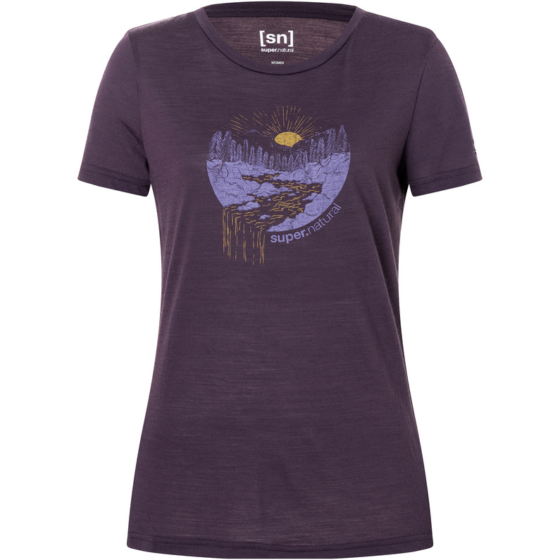 Super.Natural Damen Waterfall T-Shirt