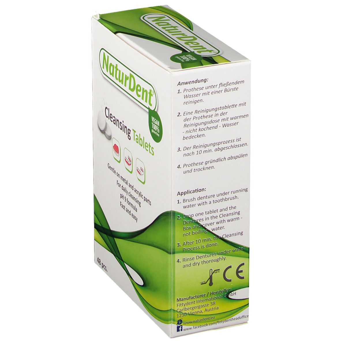 NaturDent® Reinigungstabletten für den Zahnersatz