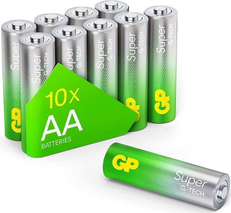 GP - Super Alkaline - Batterijen - 1,5V - AA - 10 Stuks