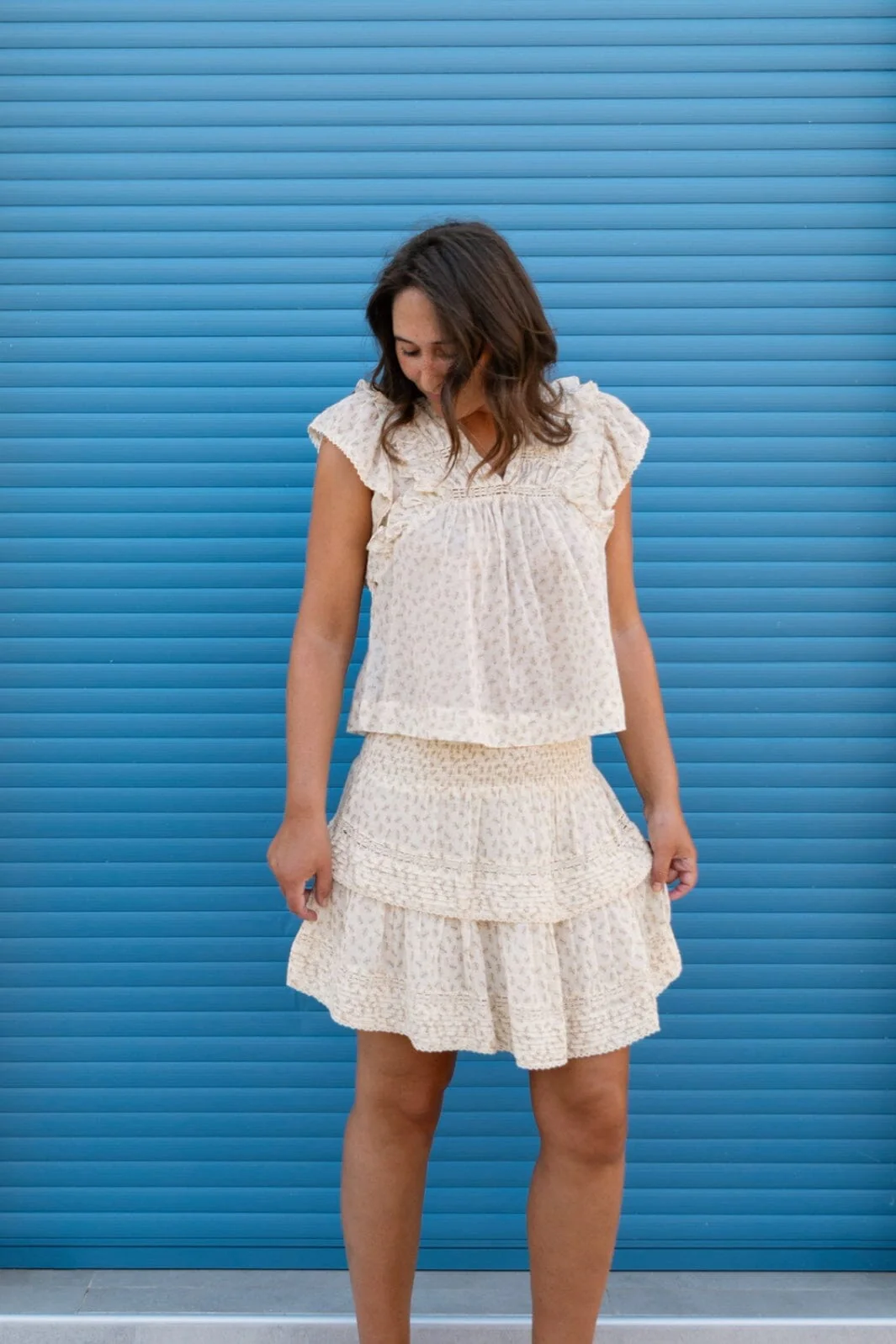 Neo Noir Kenia Basic Blossom Skirt