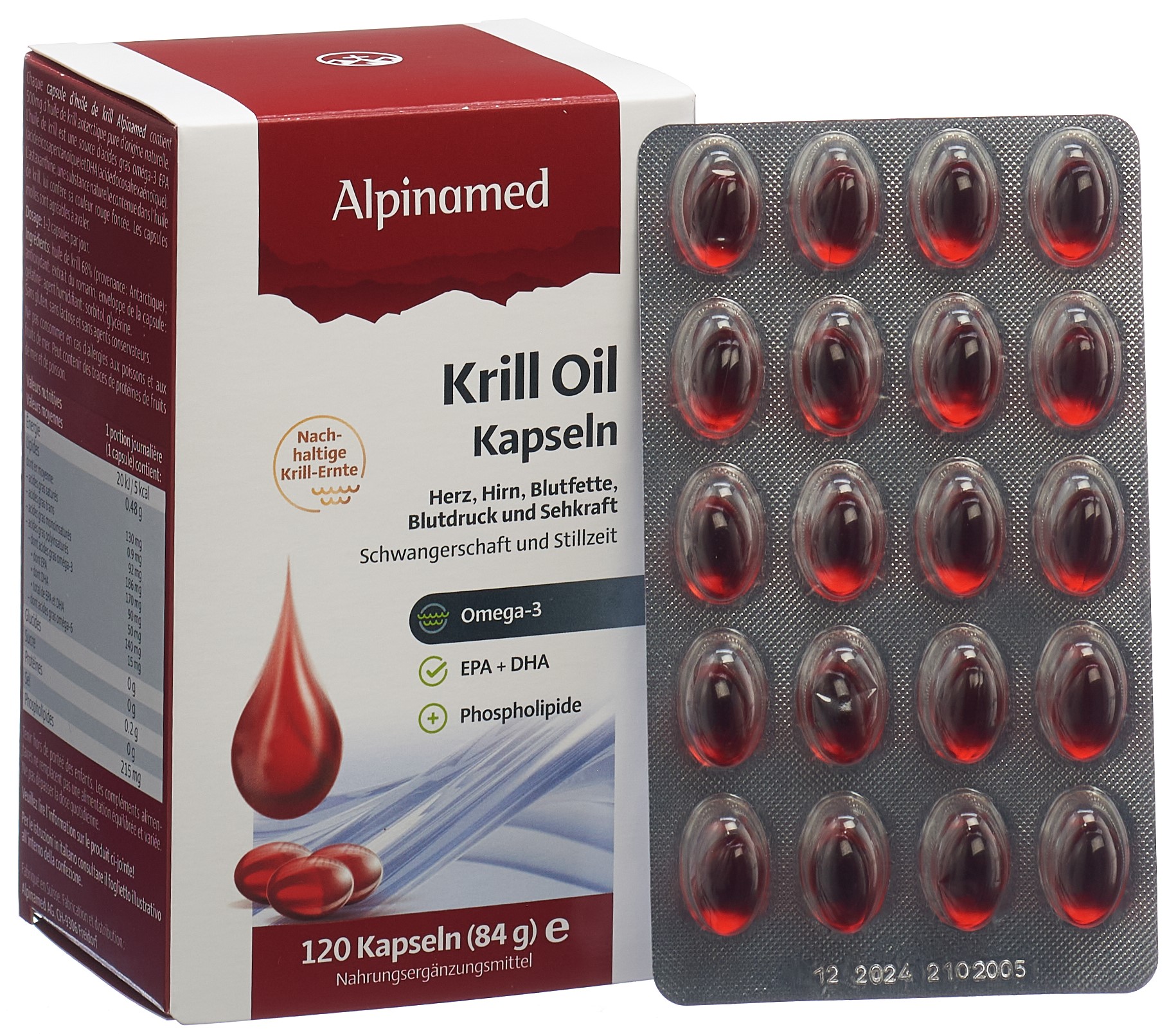 ALPINAMED Krill Oil Kaps 120 Stk