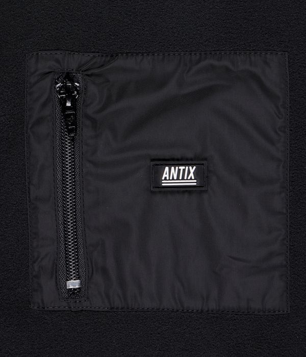 Antix Fleece Weste (black)