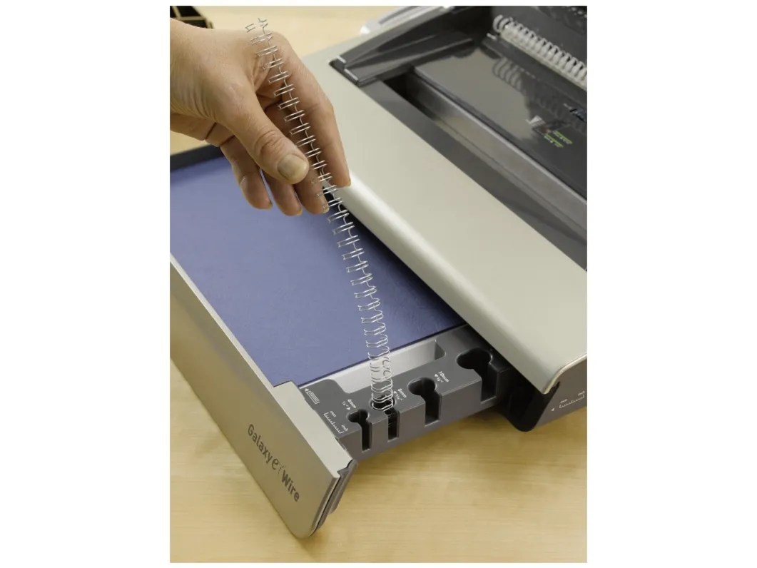 Fellowes Galaxy-E Wire, Elektrisk, 130 ark, Grafit