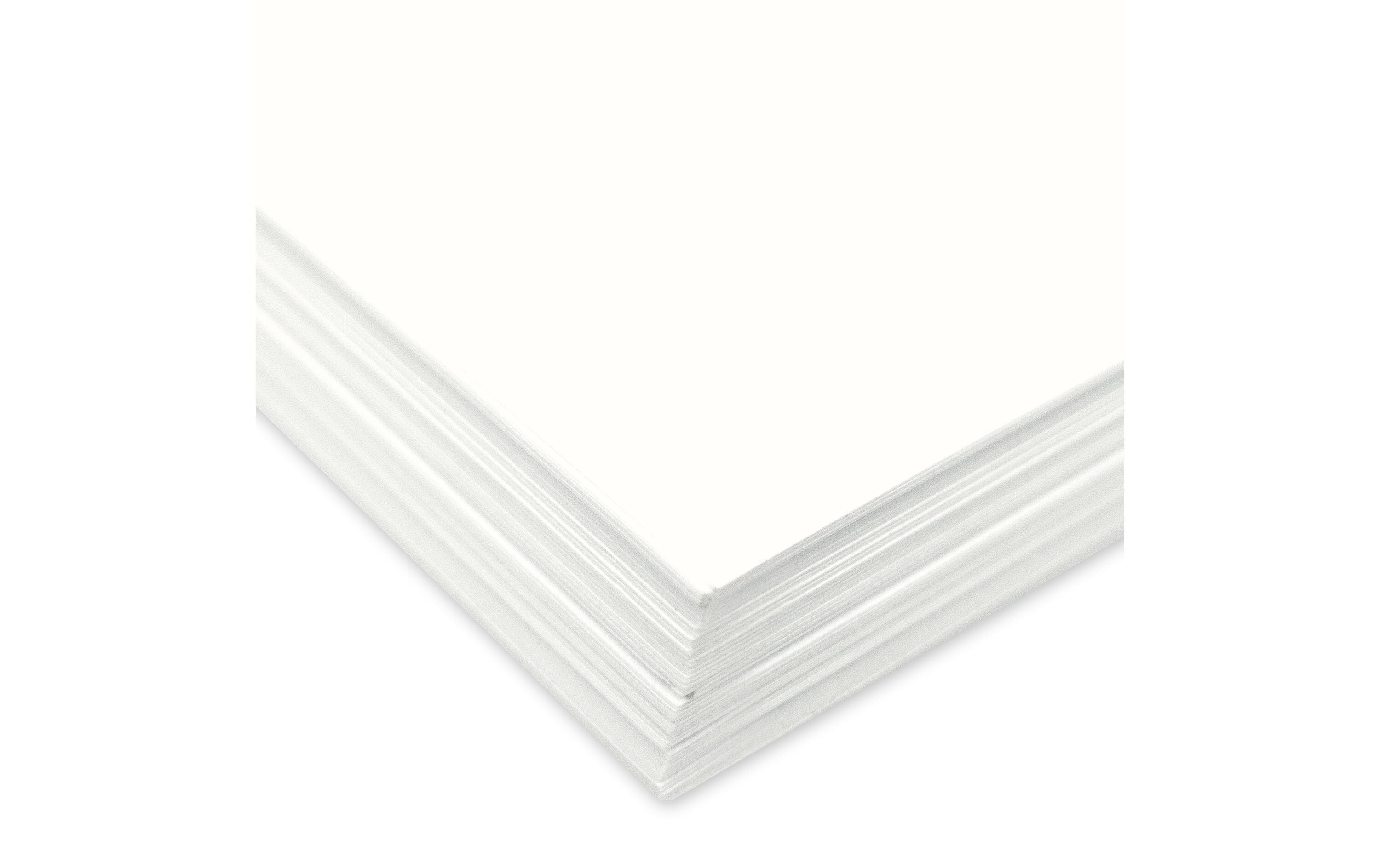 Tonzeichenpapier 50 x 70 cm, 130 g/m², 10 Blatt, WeissVielseitig verwendbar zum Basteln