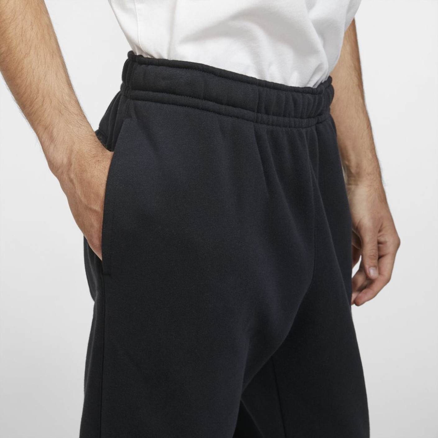 Nike Sportswear Club Fleece Joggingbroek Zwart Wit
