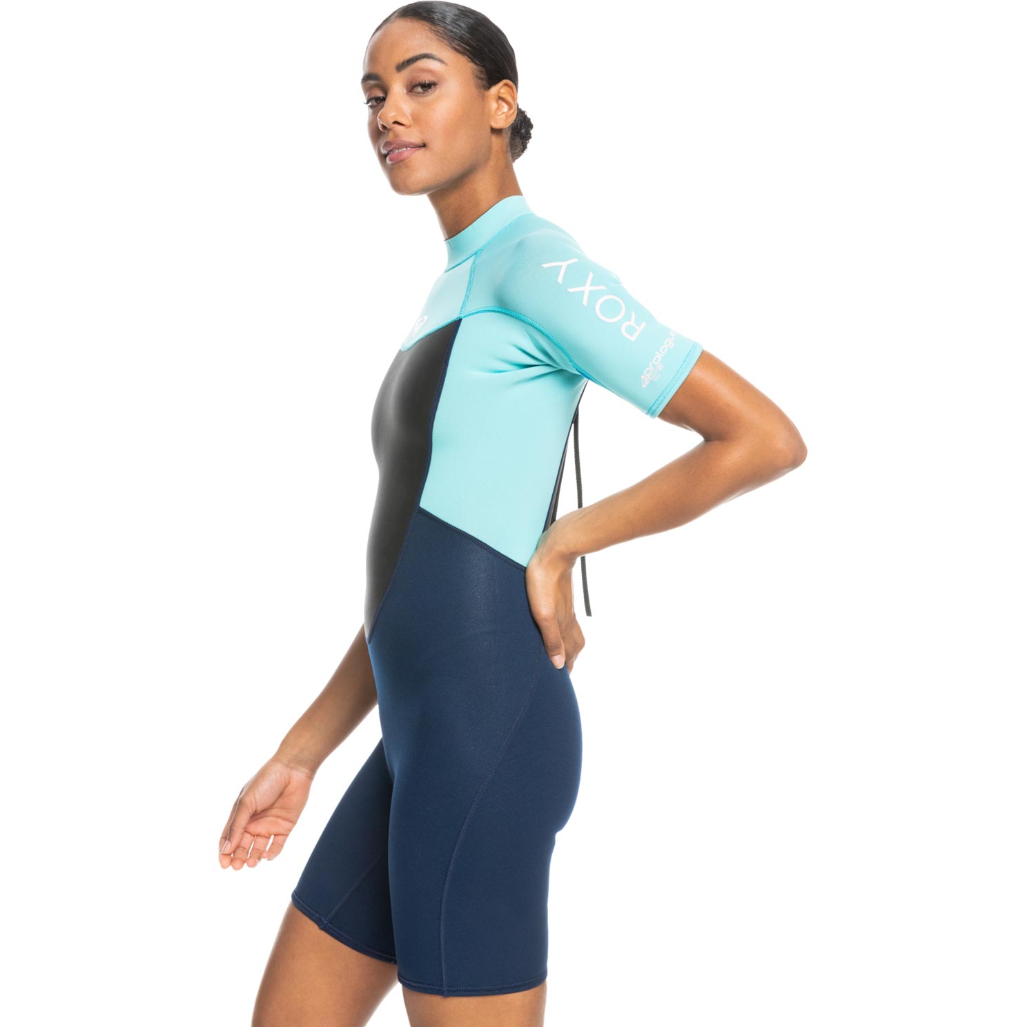 Roxy 2/2mm Prologue Back Zip Short Sleeve Springsuit Damen good mood