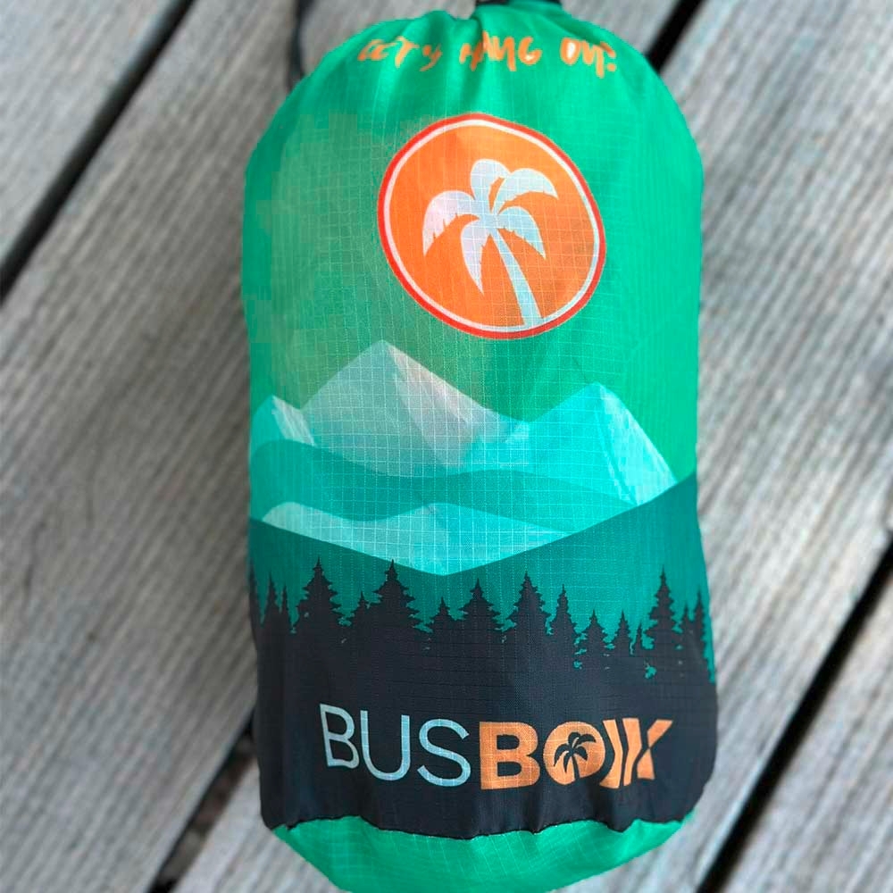 BusBoxx Hängematte 270 cm x 140 cm grün