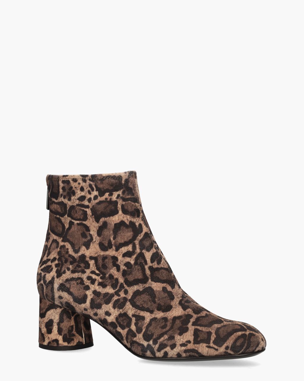 AGL Olga Bruin/Zwart Dames Enkelboots