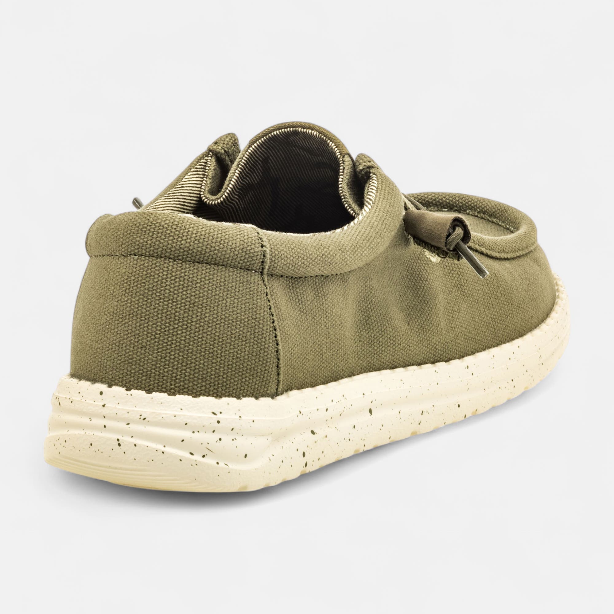 Chaussures en toile Homme kaki