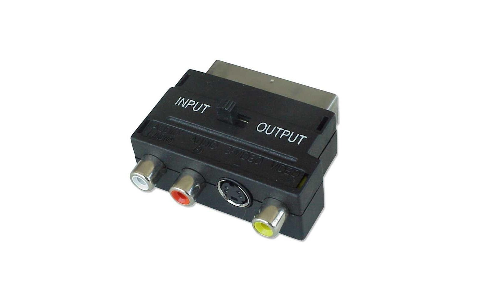 Adapter SCART - Composite/S-VideoScart Adapter auf Cinch/S-Video