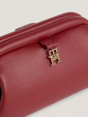 Bolsa transversal reversível com monograma TH