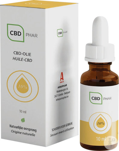 CBD-Phar Huile De CBD 10% Flacon 10ml