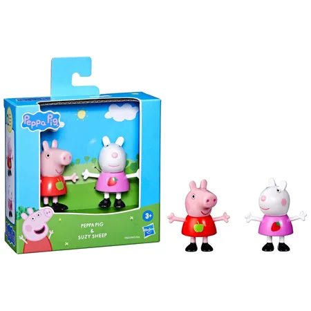 Hasbro Peppa Pig Peppas beste Freunde Doppelpacks, 1 Packung, 4-fach sortiert
