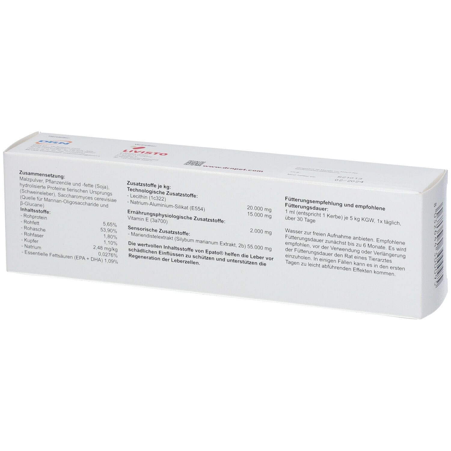 aniMedica EPATO Paste Katze