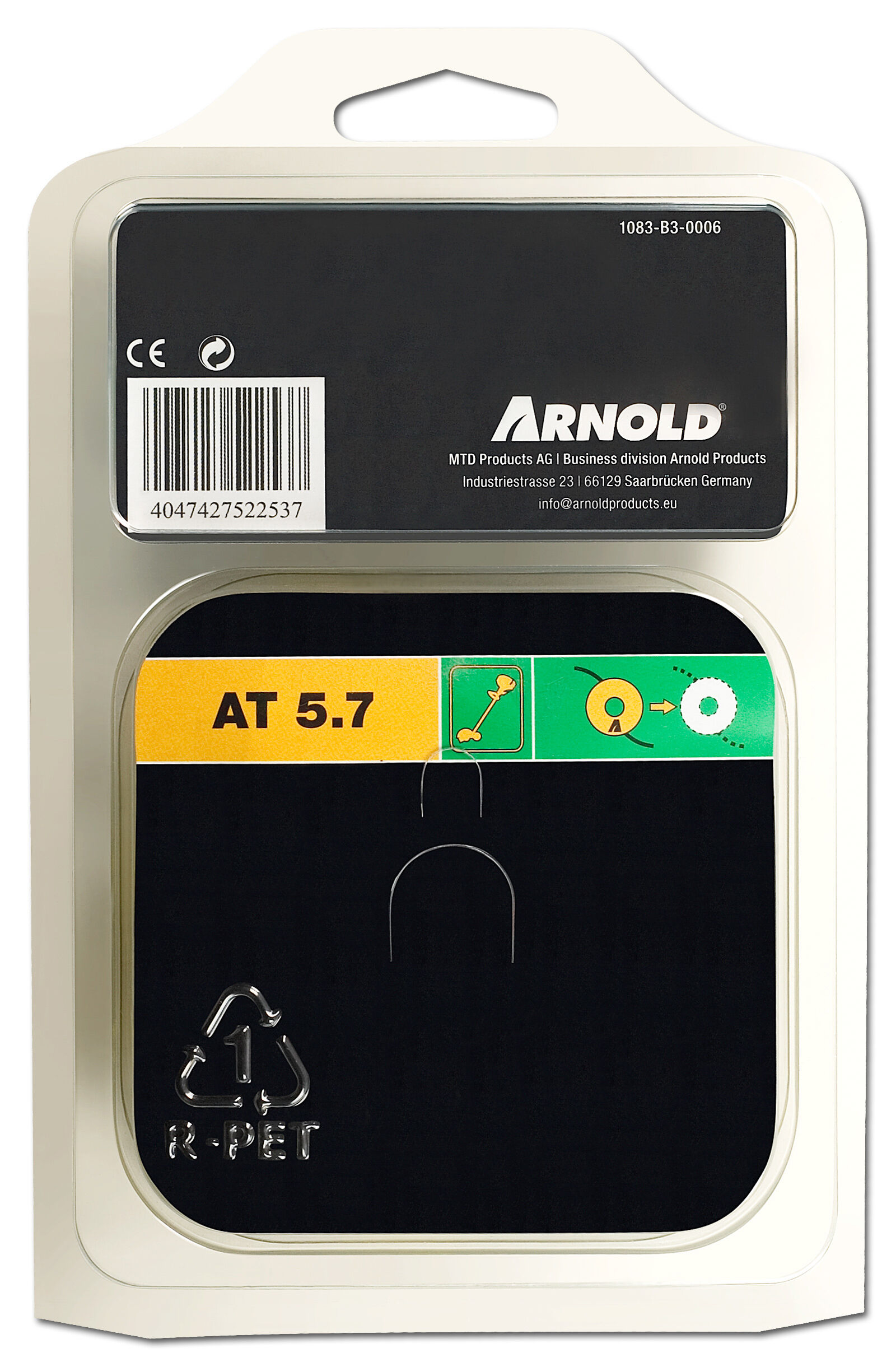Arnold AT5.7 2.4mm - Trimmerdraad - 10 stuks - 10 Stuks - 23 cm