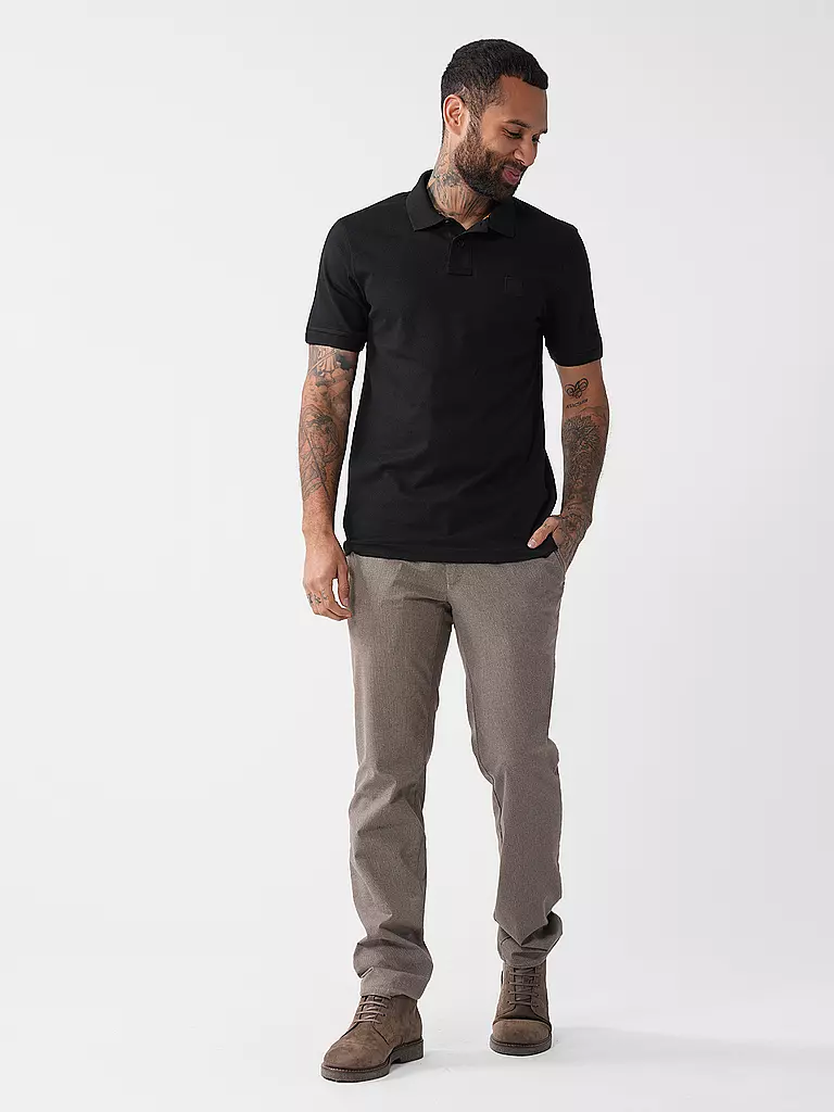 BOSS Poloshirt Slim Fit PASSENGER schwarz