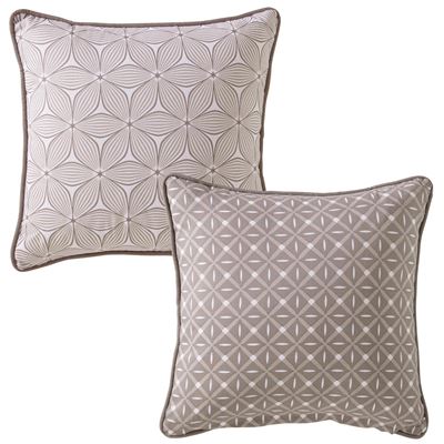 Coussin double face graphique
