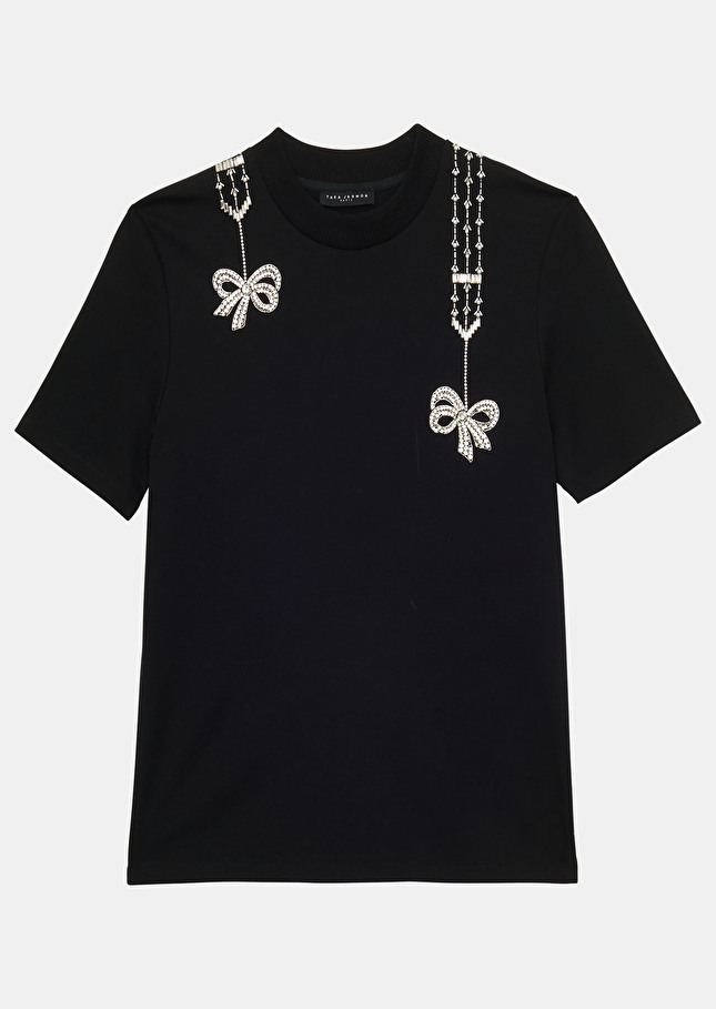 T-shirt Taylornoir en jersey