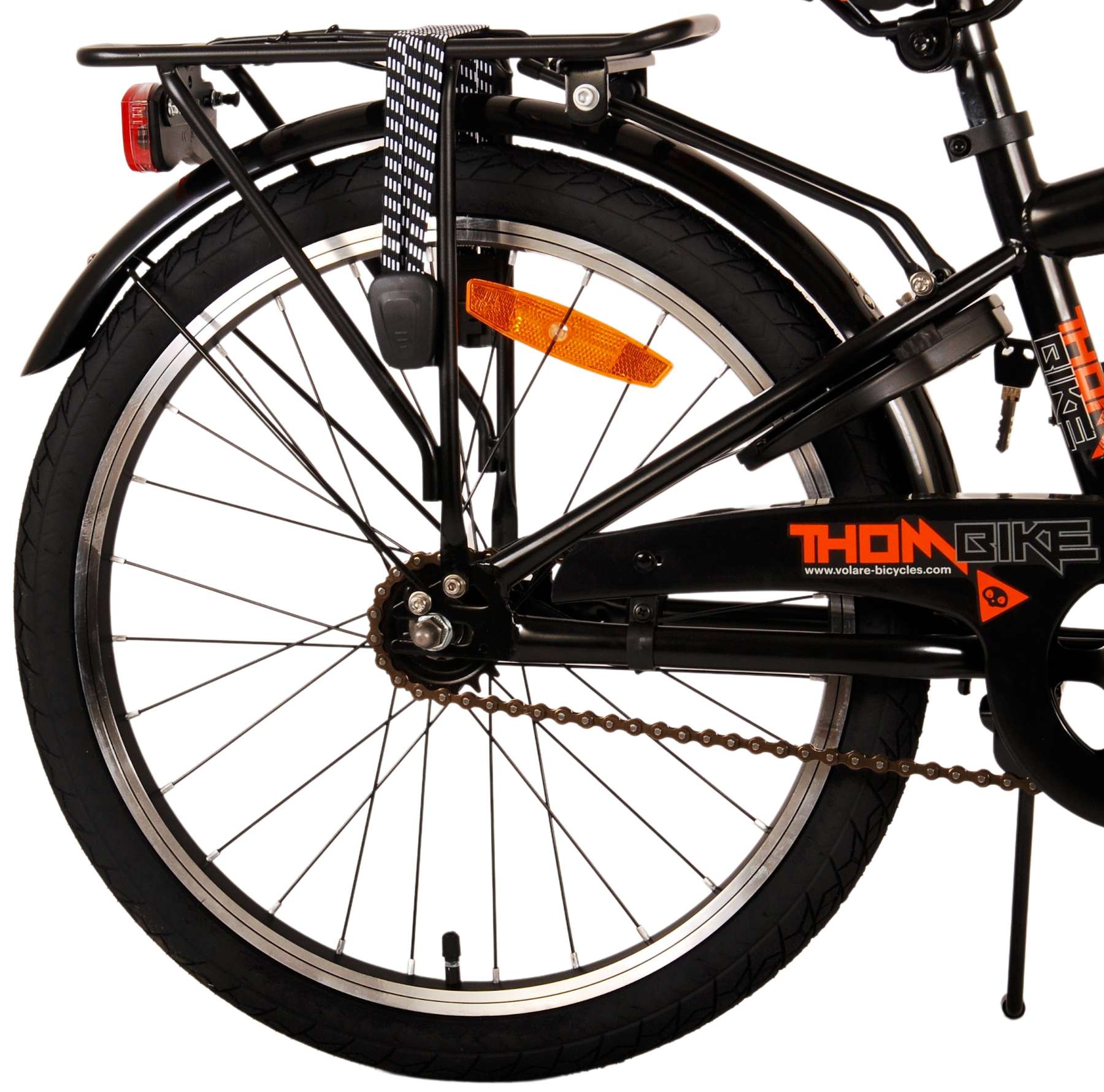 TPFSports Thombike Kinderfahrrad - Jungen - 20 Zoll - Rücktritt + Handbremsen - Schwarz/Grün