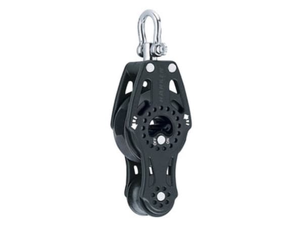 Harken Carbo Ratchet Blok 75 mm enkelt, violin