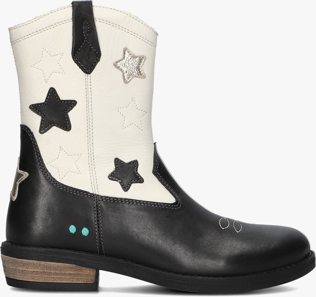 BUNNIESJR zwarte bunniesjr cowboylaarzen roos rodeo