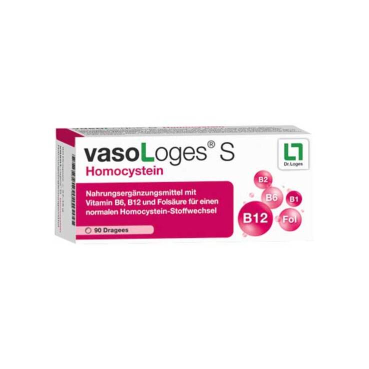 VasoLoges S Homocystein Dragees, 90 St