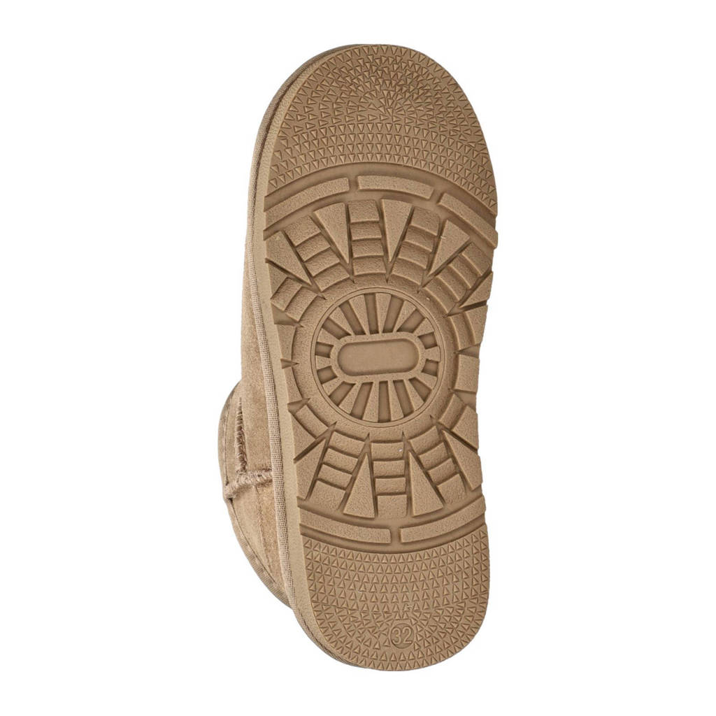 Nelson Kids suède enkelboots taupe