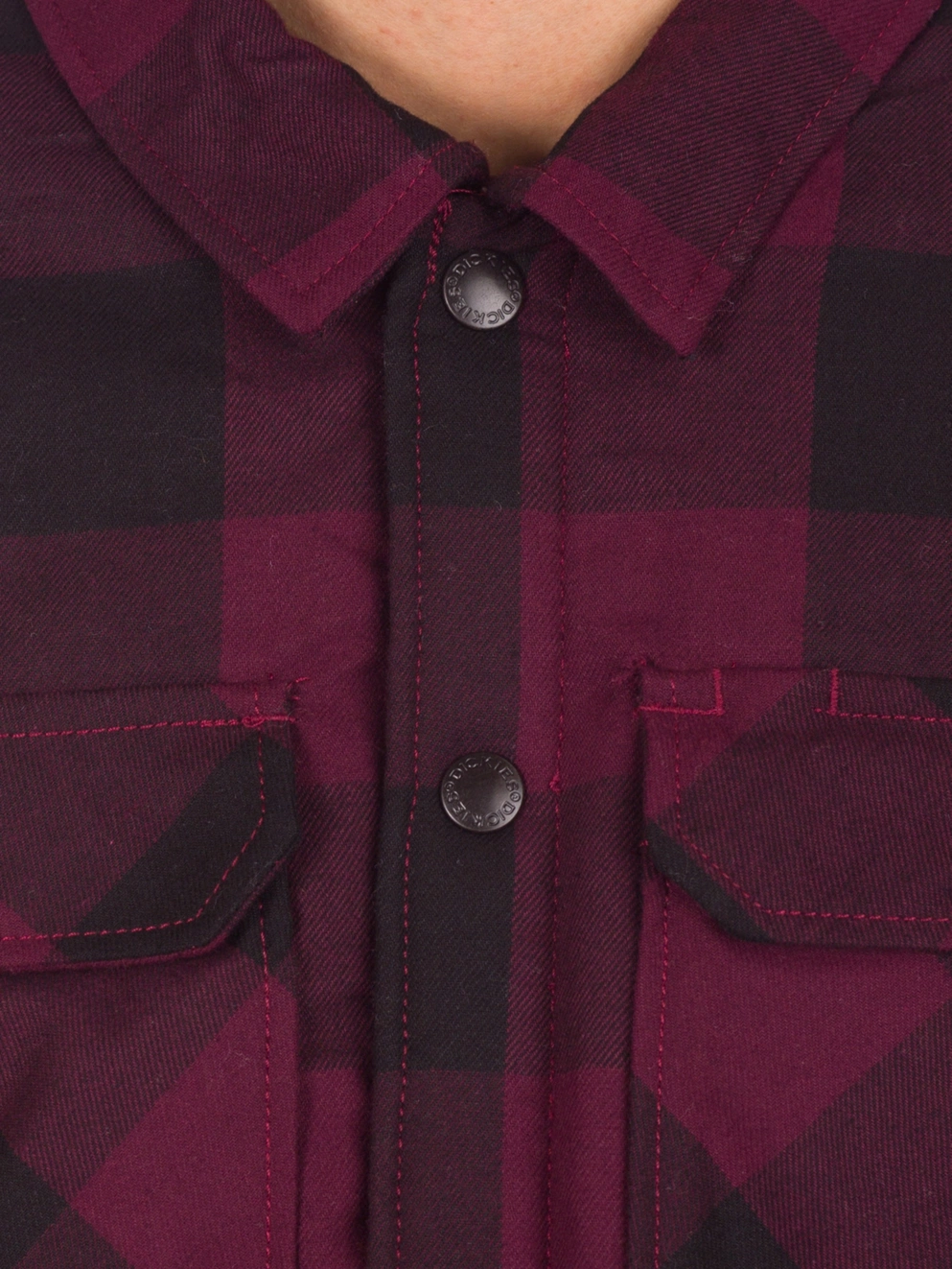 Dickies Lined Sacramento Shirt maroon