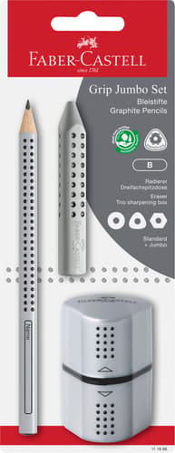 Faber-Castell Bleistift Set silber