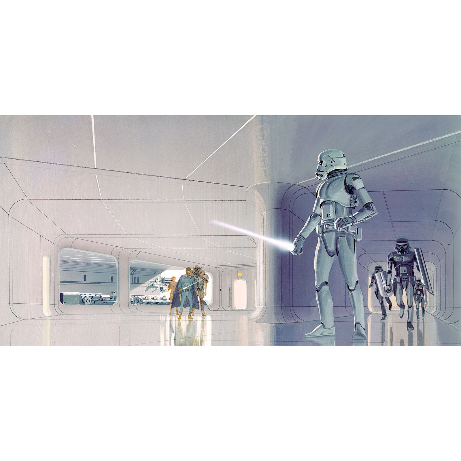 Vlies-Fototapete STAR WARS CLASSIC STORMTROOPER - 500x250 cm