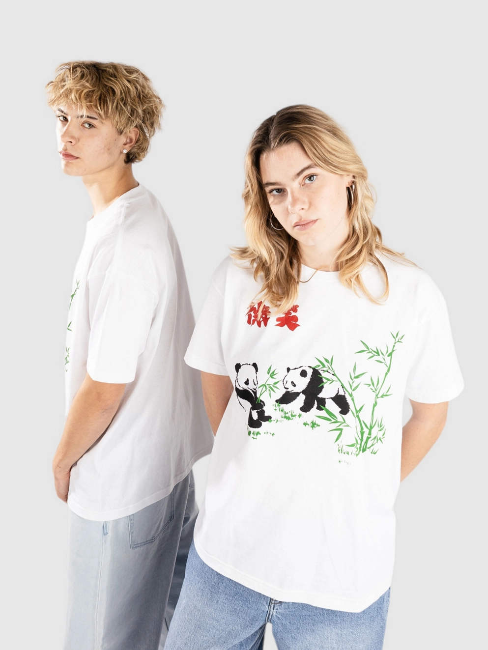 Smile And Wave Bamboo T-Shirt white