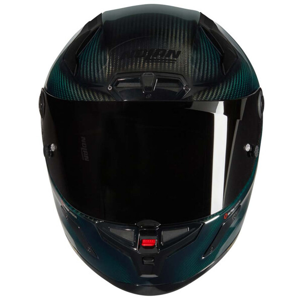 Nolan - Casque X-804 RS Ultra Carbon Liquido Vert / Carbone / Brillant