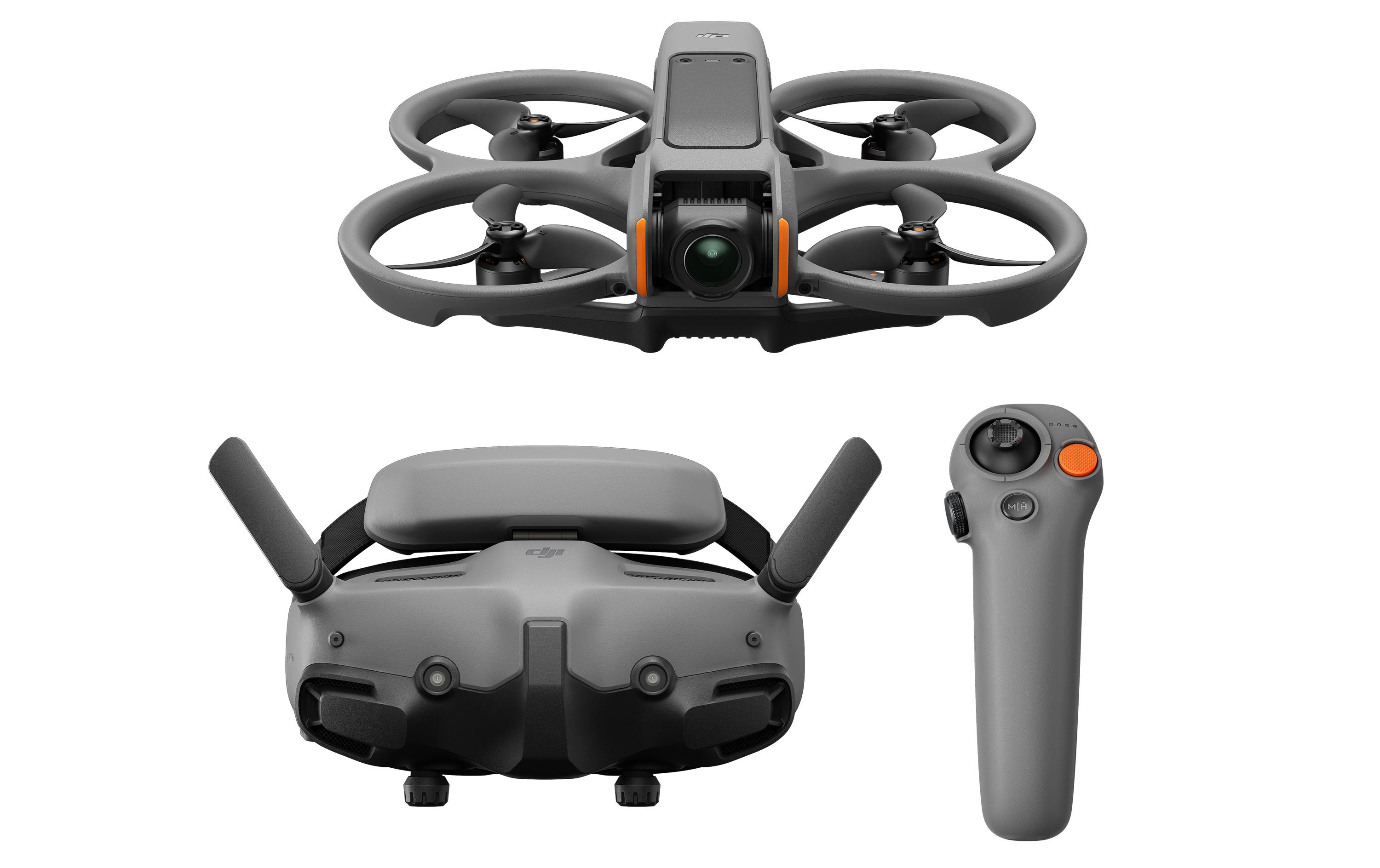 Multikopter Avata 2 Fly Combo mit Goggles 3 (C1 | CE)<br>Wendige Drohne mit 4K Kamera
