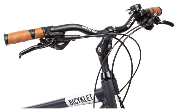 Vélo de Ville Bicyklet Léon Shimano Acera/Altus 8V 700 mm Noir Mat