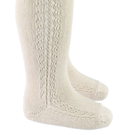 Condor Strumpfhosen m. Lochmuster - Beige