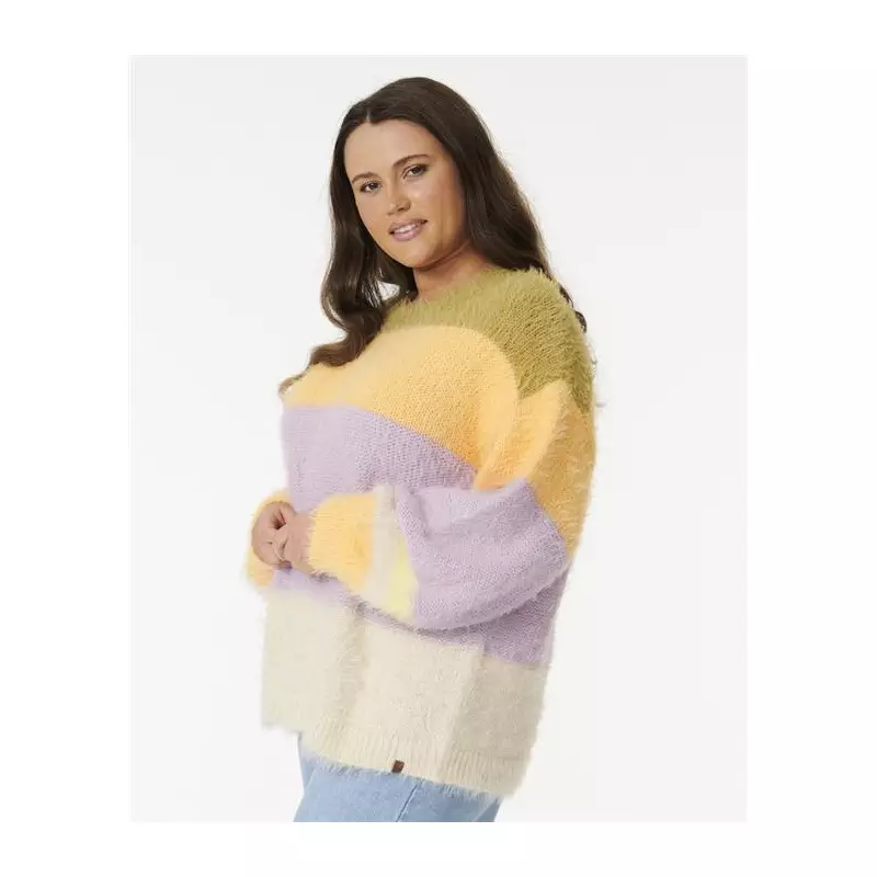 Pull femme RIPCURL Sunrise Sessions Sweater Lilac