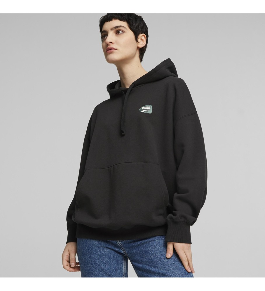 Suéter Puma DOWNTOWN Oversized preto