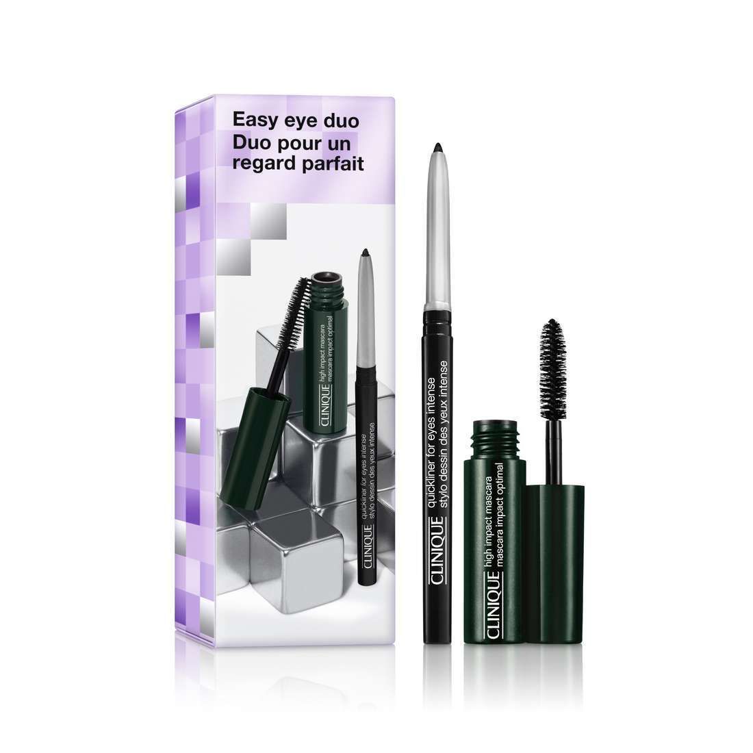 Clinique Easy Eye Makeup Duo + Clinique AAC Liquid facial soap mild 30ml GRATIS