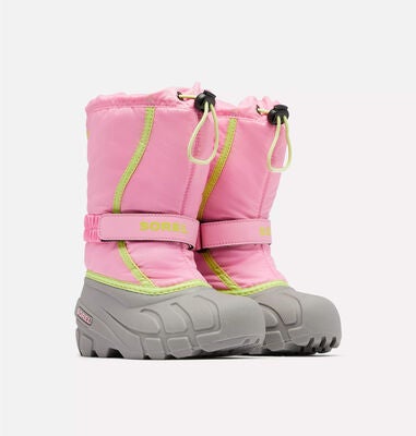 Sorel Childrens Flurry Print Vintersko, Pink