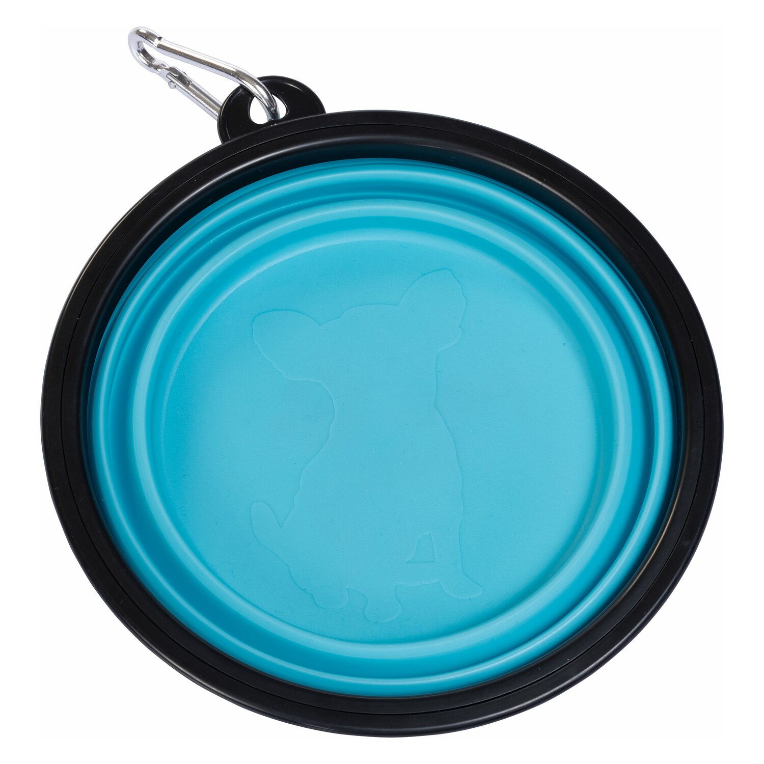 pawberry Hundenapf faltbar  - aqua - 650 ml