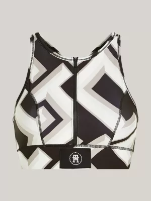 Sutiã esportivo TH Monogram de suporte médio