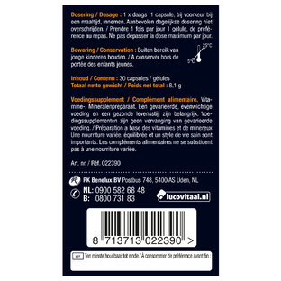 Lucovitaal Ogen, Scherp Zien & Vochtbalans Capsules 30CP