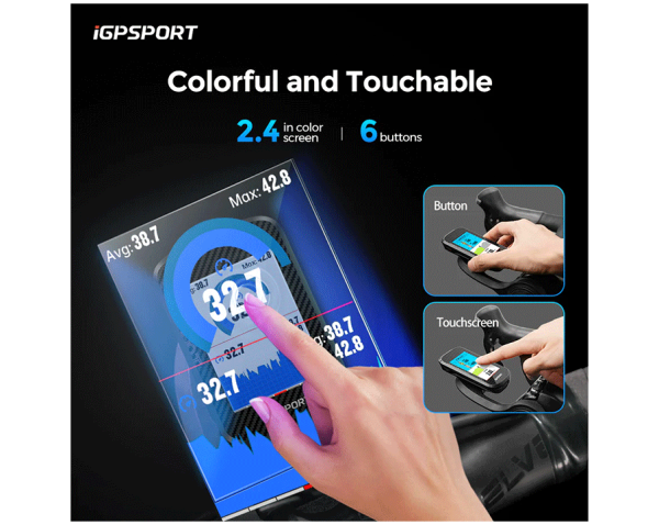 iGPSport BSC300T GPS Cykelcomputer